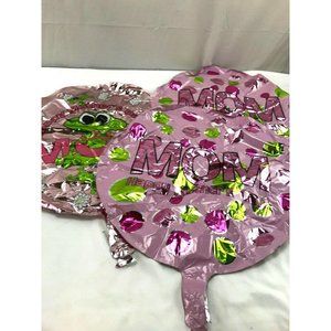 Lot of 3 Mothers Day Mylar balloons